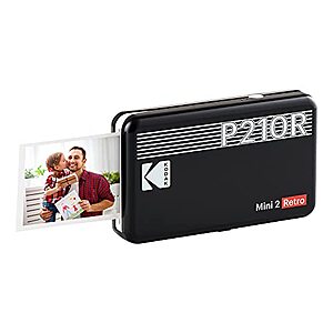 Kodak Mini 2 Retro 2.1x3.4” (or Mini 3 Retro 3x3”) Portable Photo Printer - $80 w/Free Shipping @ Amazon + More