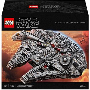7,541-Piece Lego Star Wars Millennium Falcon Collector Series Building Set $650 + Free Shipping