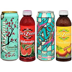 20-23oz. Arizona Tea or Juice Beverages (Various Flavors): 4 for $2.70 + Free Pickup on $10 @ Walgreens
