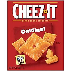 Walgreens: 7-Oz Cheez-It Baked Snack Crackers (Various Flavors) 2 for $1.80 + Free Store Pickup $10+