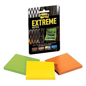 Post-it Extreme Notes - 3 pads, 45 sheets ea. - $1.49 After Target 50% off Cartwheel Coupon and Printable Coupon