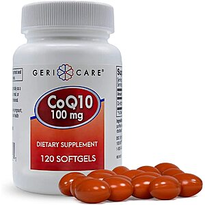 120-Count 100mg GeriCare COQ10 Supplement $12.79 @ Amazon