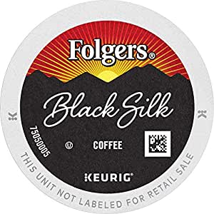 96-Count Folgers Black Silk Dark Roast Coffee Keurig K-Cup Pods for $18.71