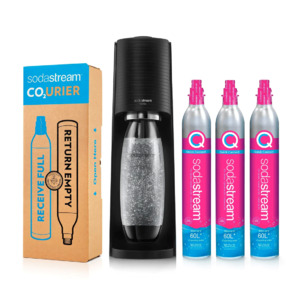 SodaStream Terra Sparkling Water Maker + 90-Day Carbonation Bundle $70 + Free Shipping