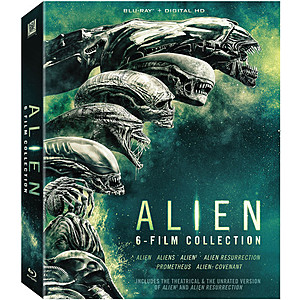 Alien: 6-Film Collection (Blu-ray + Digital HD) $26.10 + Free Shipping