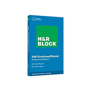 H&R Block 2020 Tax Software w/ State: Business $35, Premium $26 or Deluxe $16.99