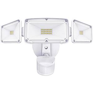 3 Head LED Security Lights Motion Outdoor $26.42+ Free Shipping