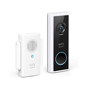 eufy Security, Wi-Fi Video Doorbell Kit with Free Wireless Chime $90 with code + FS