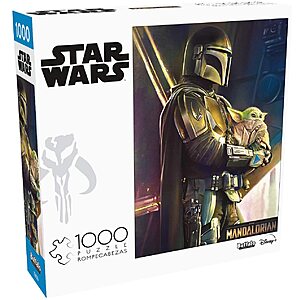 1000-Piece Buffalo Games Star Wars The Mandalorian "Wherever I Go, He Goes" Jigsaw Puzzle $4.90 + FS w/ Amazon Prime or FS on $25+