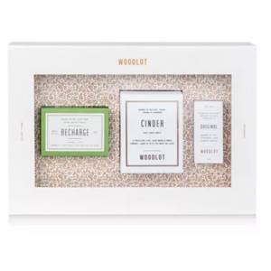 3-Piece Woodlot Gift Sets: Essentials Gift Set (Bar Soap, Candle & Oil) $10.63, Rose & Palo Gift Set (Mist, Candle & Oil) $11.90 + Free Shipping on $25+