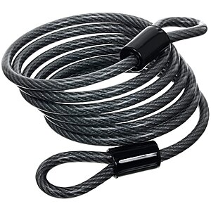 BRINKS Flexible Steel Loop Cable (6' x 1/4") $7.70 + Free Shipping w/ Prime or on $35+