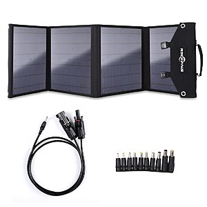 ROCKPALS Foldable 60W Solar Panel Charger $68.79