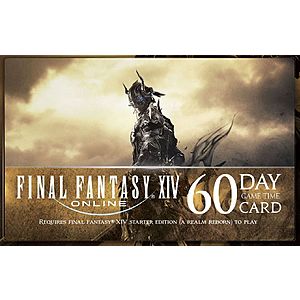 Final Fantasy XIV Online: 60 Day Time Card [Online Game Code] $24.99 + Tax