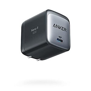 Anker USB C Charger, 715 Charger (Nano II 65W), GaN II PPS Fast Compact Foldable Charger $35