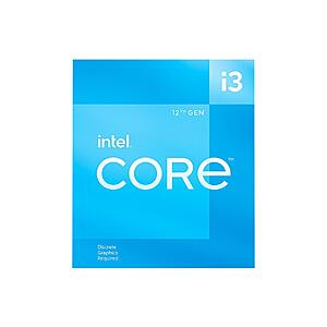Intel Core i3-12100F - Core i3 12th Gen Alder Lake Quad-Core LGA1700 Processor $98