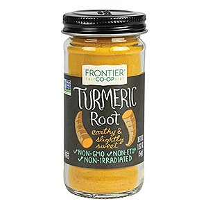 1.92oz Frontier Co-op Organic Ground Turmeric Root $3.06 at Amazon