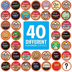 40-Count Two Rivers Coffee Flavored Coffee Pods Compatible with Keurig K Cup Brewers, Variety Pack $16.06 @ Amazon