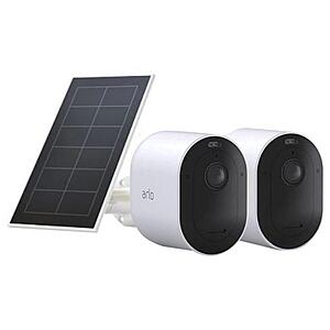 ARLO Pro 4, 2-Cams with 1 Solar Panel Kit + Free $10 GC $354.99