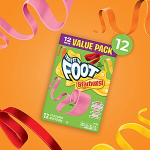 12-Count Betty Crocker Fruit by the Foot Fruit Flavored Snacks $4.12 @Amazon