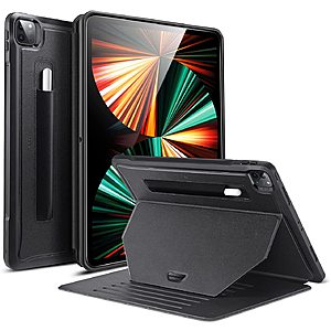 50% OFF ESR Cases and Screen Protectors for 12’’ 11’’ iPad Pro, 10.2’’ iPad 8th and 7th Gen, and More;  and 16’’ Macbook Pro Case + FS with Prime $19.99