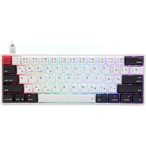 EPOMAKER SKYLOONG AK61 61 Keys Hot Swappable Programmable Mechanical Keyboard with RGB Backlit, PBT Keycaps, NKRO, IP6X Waterproof -$45 +Free Prime Shipping