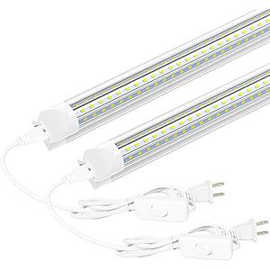2-Pack CNSUNWAY LIGHTING Super Bright D Shape 2ft LED Shop Light $19.19 - $19.79 + Free Shipping w/ Prime