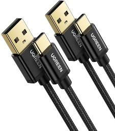 UGREEN USB A to USB C Charging Cable Fast Charge 2 PACKS $6.99 + Free Shipping w/ Prime or $25+