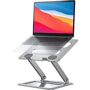 Loryergo Adjustable Portable Laptop Stand for up to 17.3" Laptops (Silver) $11 + Free S/H