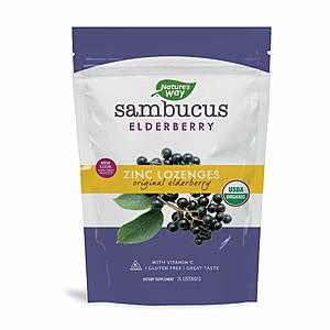 Target In-Store Cartwheel Offer: 24-Ct Nature's Way Sambucus Organic Zinc Elderberry Lozenges $0.29 after Coupon (In-Store Only)