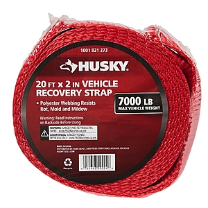 YMMV - Husky 20 ft. Vehicle Recovery Strap 59924 - $9.97 at Home Depot