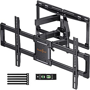 Prime Members: Perlegear Full Motion TV Wall Mount (for 37"- 82" TVs / Up to 100-lbs.) $29 + Free Shipping
