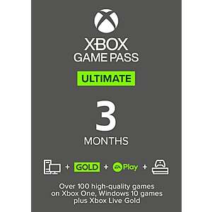 3-Month Xbox Game Pass Ultimate Membership (Digital Code) $24.60