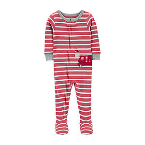 JCPenney Coupon: Extra 40% Off Kids' Apparel: Carter's Toddler Boys' or Girls' One-Piece Pajamas $4.79 each & More + Free Store Pickup on Orders $25+