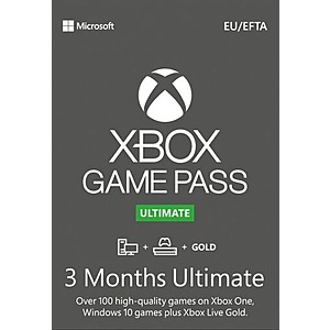 3-Month Xbox Game Pass Ultimate Subscription ~$23.95 (Digital Delivery)