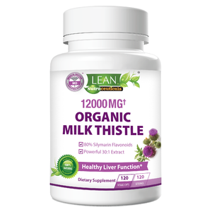 35% OFF Liver Cleanse Detox Supplement 120 DAY Organic Milk Thistle MD Formulated 120 Caps by LEAN Nutraceuticals + FREE Shipping $17.28 – Amazon