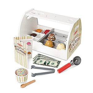 28-Piece Melissa & Doug Wooden Scoop and Serve Ice Cream Counter $24 + Free Shipping w/ Amazon Prime or Orders $25+