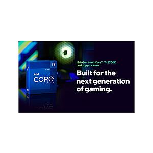 Intel Core i7-12700K 3.6GHz LGA 1700 125 Desktop Processor CPU $259 + Free Shipping