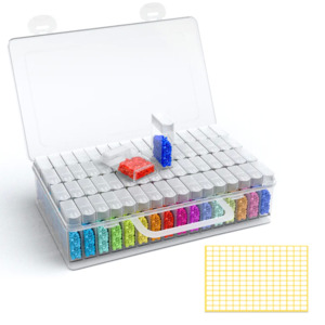 64 Grids Drills Container Beads Storage $8.99 + Free Shipping
