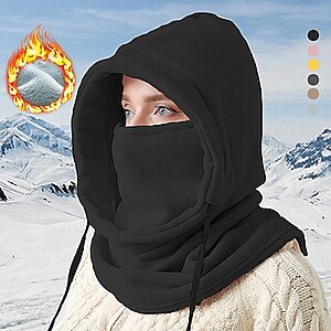2x - Thermal Winter Balaclava Fleece Lined Mask - $13.42 Shipped