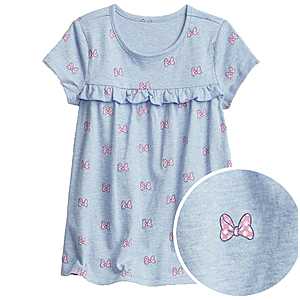 Gap: 40% + 10% Off Sale Styles: Toddler Cotton PJ Sets from $7, Minnie Mouse Top $4.85 & More + Free S/H on $50+
