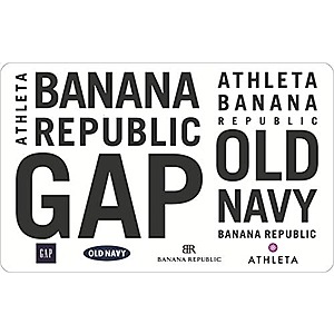 $50 Gap Options eGift Card (Email Delivery) $40 at Amazon