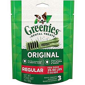 Petco: 3 x Greenies Original Dental Dog Treats 36 oz $71.97 AC ($23.99 each) + Free Shipping
