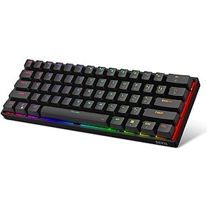 DIERYA DK61E Mechanical RGB Compact Gaming Keyboard w/ Gateron Optical Switches from $49.50 + Free Shipping