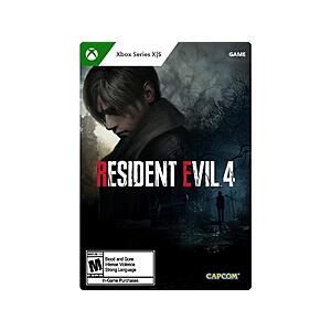 Resident Evil 4 Remake (Xbox Series X|S Digital Code): Deluxe $63, Standard $54