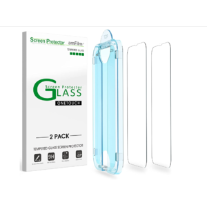 2-Pk amFilm OneTouch Glass Screen Protector: iPhone 11/12/13/14 Mini/Pro/ProMax from $3.99 & More