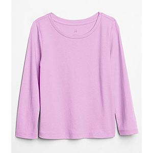 Gap Factory: Extra 50% Off Clearance: Toddler Long Sleeve T-Shirt $2 & More + Free S/H on $50+