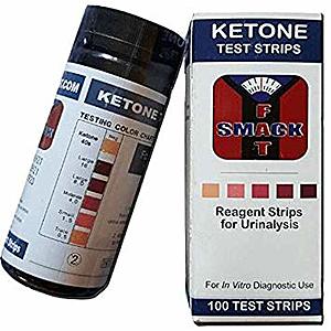 Amazon: $3.78 Smackfat Ketone Strips - Perfect for Ketogenic (Keto) Diet and Diabetics, 100 Strips, FS w/Prime