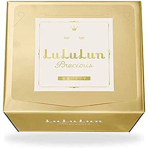 Lululun Face Sheet Masks for Dry and Sensitive Skin, Facial Mask for Women from Japan, Precious Shiny 32 Sheet $21.99