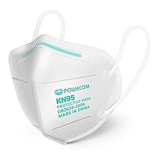 10-Pack Powecom KN95 Respirator Ear Loop Mask $10 + Free S/H