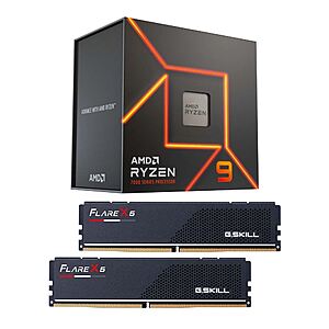 Micro Center Stores: AMD Ryzen 9 7900X Processor + 32GB G. Skill Flare X5 DDR5 6000 RAM $418 & More (In-Store Only)